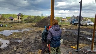 Заказать монтаж винтовых свай в Великий Устюг - цена под ключ с доставкой от 1870 шт