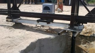 Купить сваи для ворот в Великий Устюг. Заказать ворота на сваях под ключ от 21813 руб